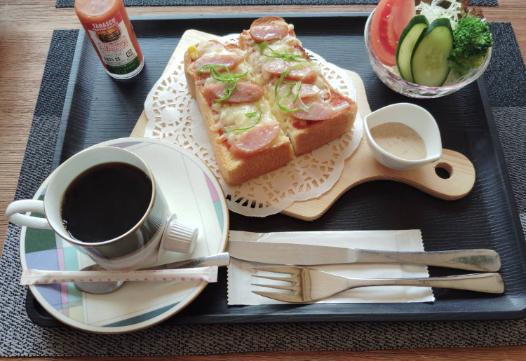 ピザトーストセット